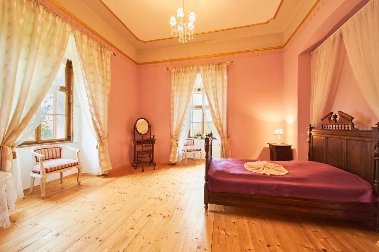 Penzion Zámek Lešany Netvořice Esterno foto
